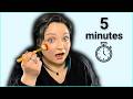 I Tried 5 Minute Makeup and Here Is What Happened