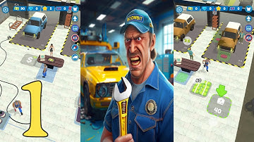 Car Mechanic Garage Gameplay Mobile Game Walkthrough All Levels Android Ios #1