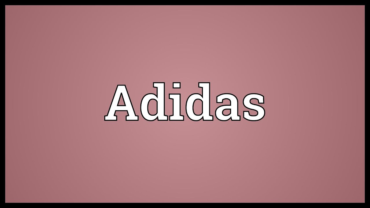 what is the meaning of adidas