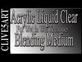 Liquid clear, Acrylic painting for beginners,