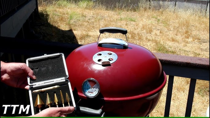 How to Install a Thermometer on the Weber Kettle Grill 