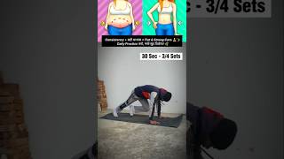 Flat &amp; Toned Belly के लिए ये workout जरूर try करो 💥..#shorts