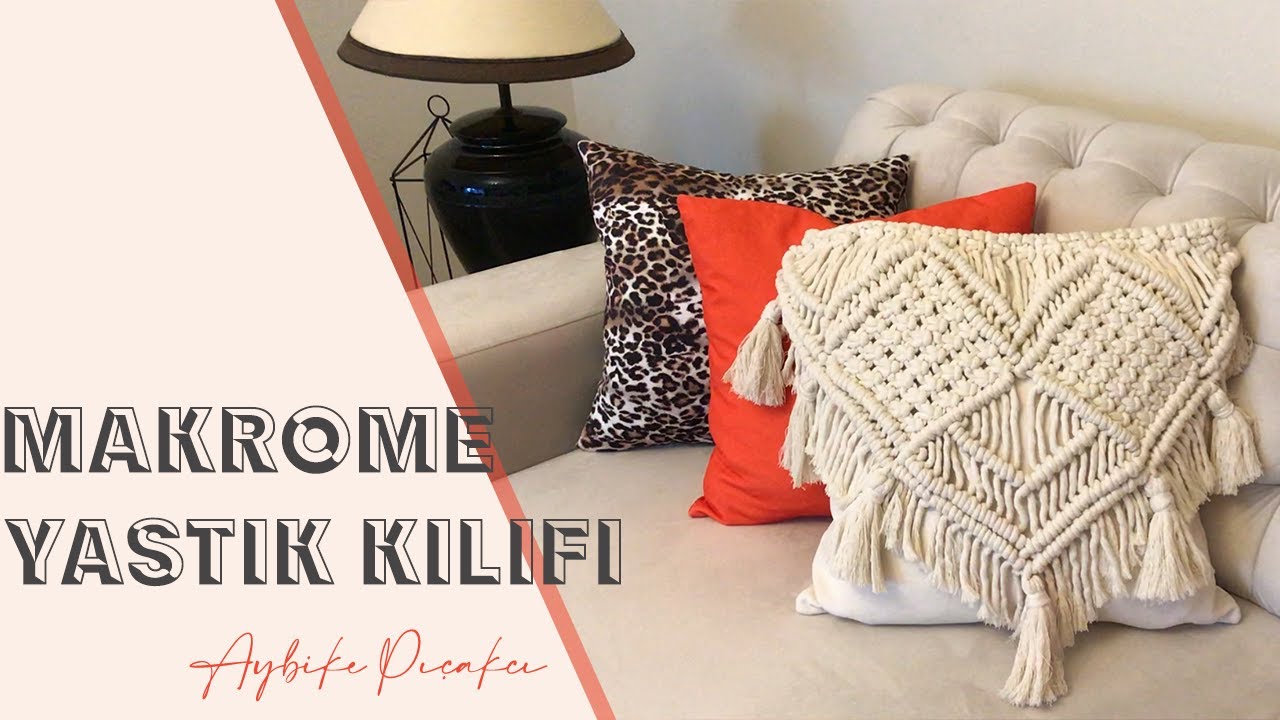 Makrome Yastık Yapımı | Trendyolda satılan modelin aynısı, daha uygun fiyata yap, sat