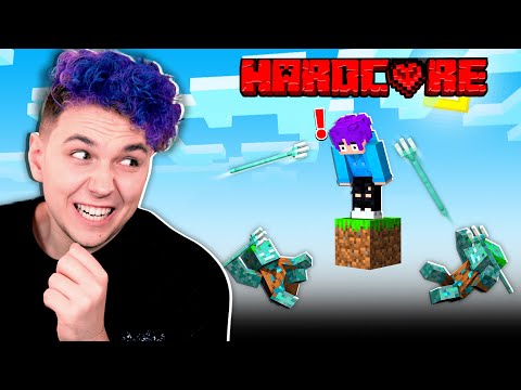 😱 ВЫЖИВАЮ на ОДНОМ БЛОКЕ в HARDCORE (ХАРДКОР) 🔥 Выживание ОДИН БЛОК #3