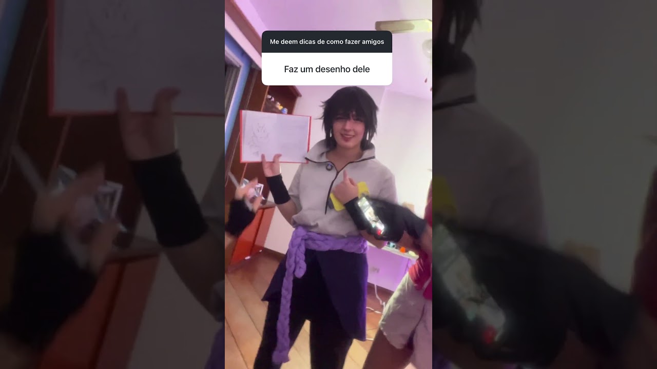 DICAS DE COMO FAZER AMIGOS COM O SAI!! #cosplay #naruto ​⁠ @Nandalorenzine