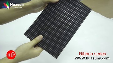 P4 Newest Ribbon Rubber Soft Flexible LED Screen Introduction