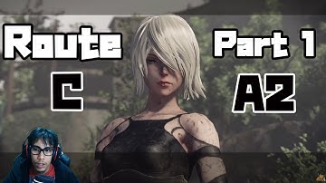 Nier Automata Route C | A2 Gameplay | Part 1 [Full Stream]