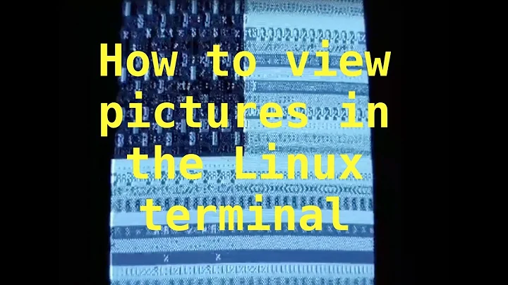 How to view images in Linux terminal