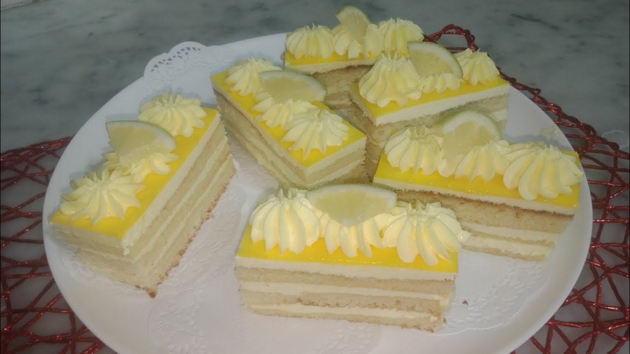 لي طرانش بالليمون منعش ولذيذ بطريقة سهلة خاصة للمبتدآت  les  tranches gôut citron