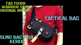 Tas Original Tough Warrior 5598 Import - Tas Selempang Pria - Sling Bag Tactical... Kereeen Cuy 😎👍