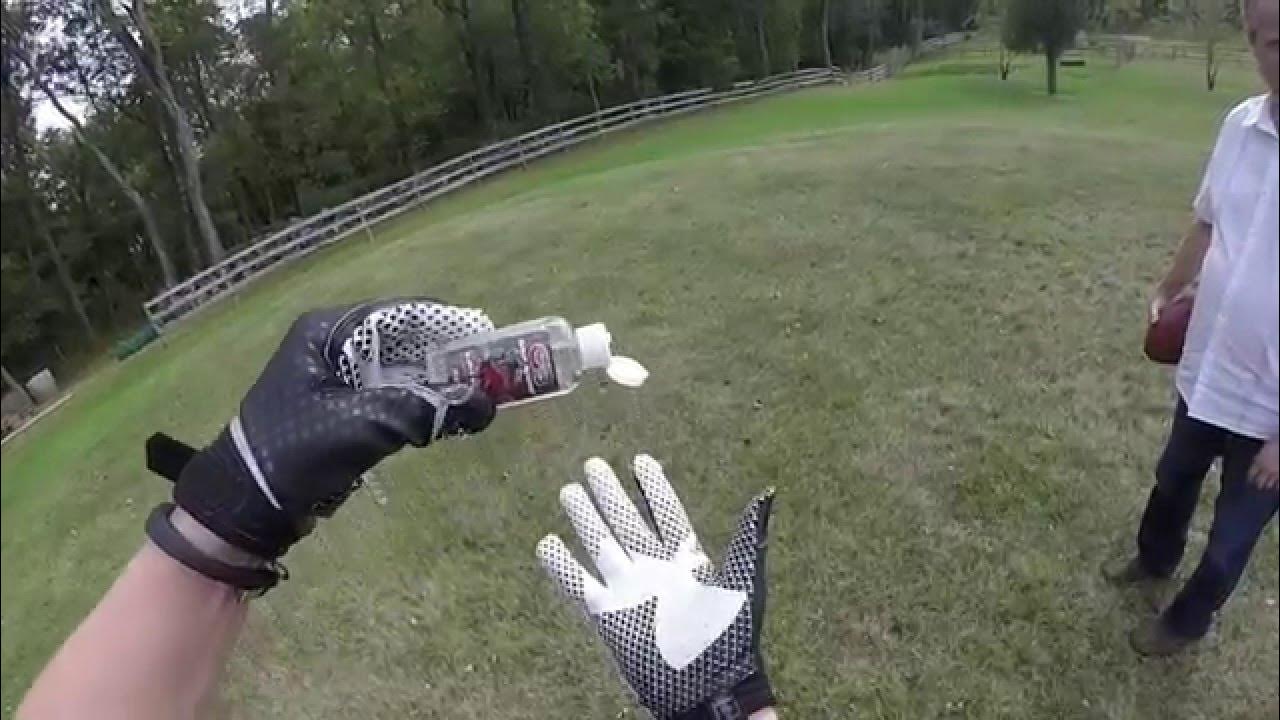 How to Make Football Gloves Sticky --- Use Grip Boost 