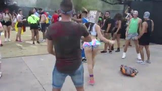 Girl Dancing in Ultra Music Festival 2016