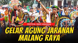 Lincahnya Tarian Kolosal Jaran Pegon Meski Kehujanan - GELAR AGUNG JARANAN MALANG RAYA, PART 7