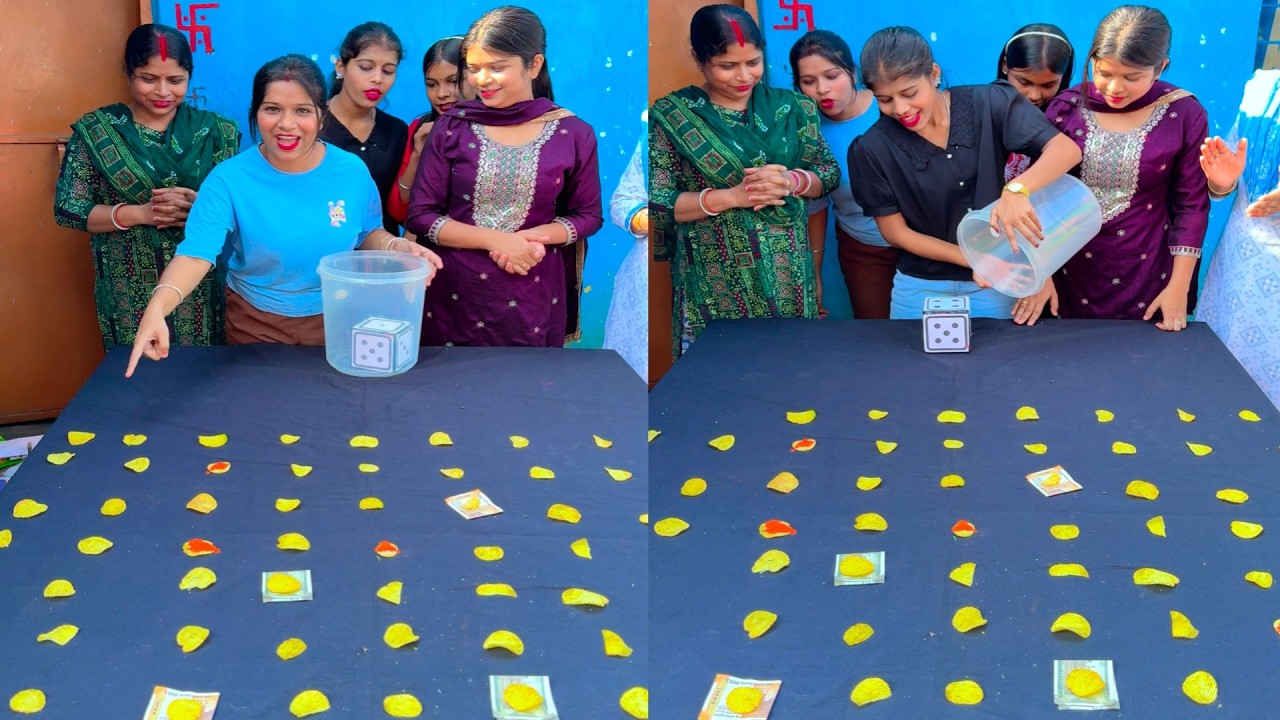 New Ludo Challenge With Our Family | লুডু ছক্কা পেলে চিপস খাওয়া চ্যালেঞ্জ 😍