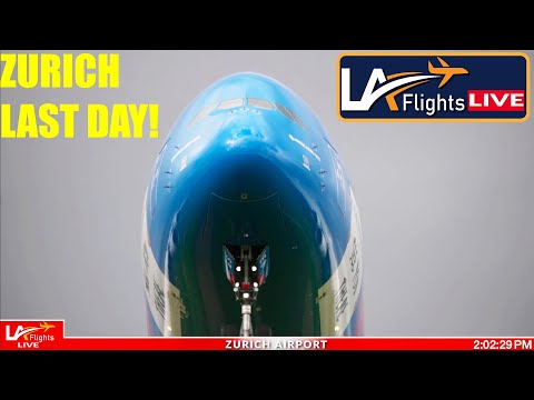 🔴LIVE DAY 2 FROM 🇨🇭 ZURICH, SWITZERLAND! | ZURICH PLANE SPOTTING | SEPTEMBER 12, 2025