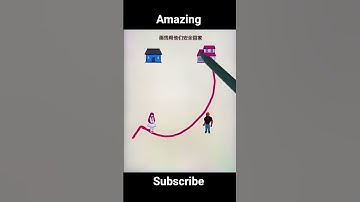 Draw a line to help them get home safely#viralvideo #shortvideos yt gaming