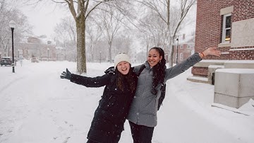 The First Snow of Winter Term