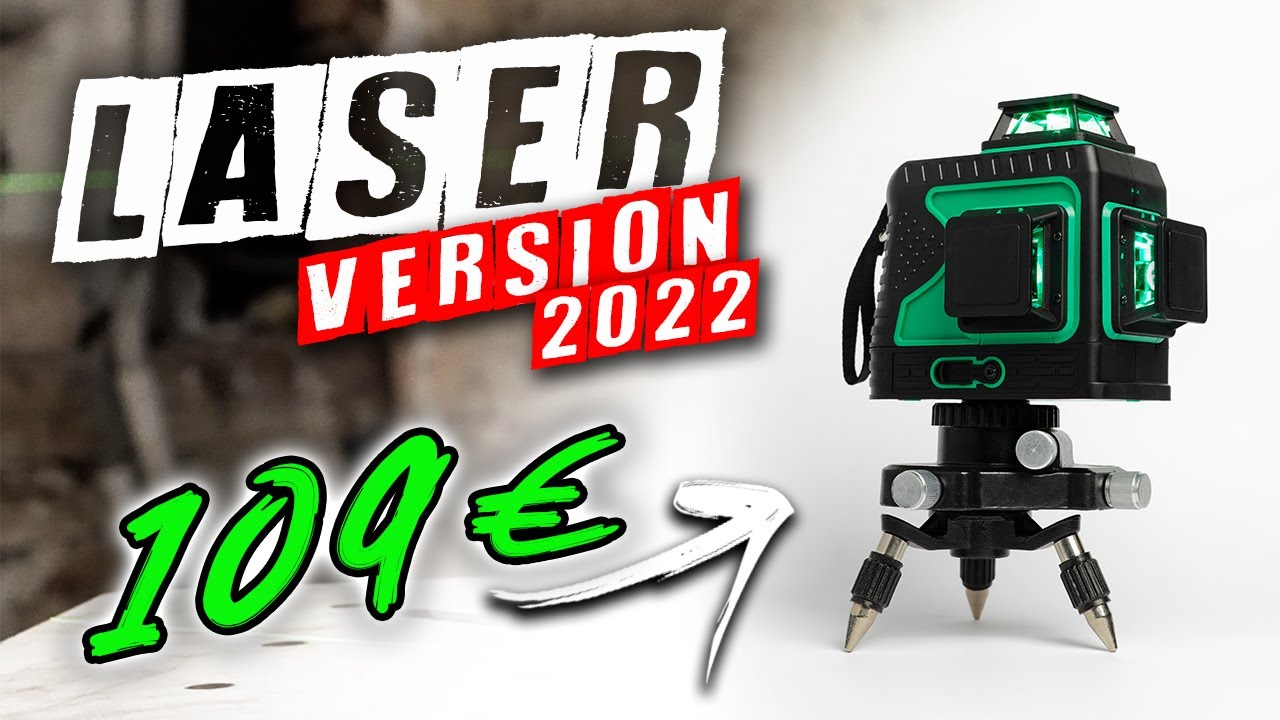 Niveau Laser 3x360° Vert rechargeable - OUTILS - Nozzler