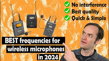 BEST wireless microphone frequencies in 2024