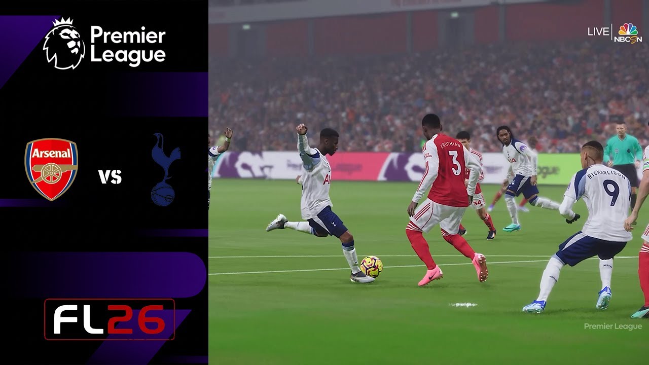 FL 26 | Премьер-лига 25/26 | «Арсенал» — «Тоттенхэм» | Реалистичные моды | Геймплей | ПК