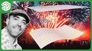 Modeling the American Flag - Warning, There