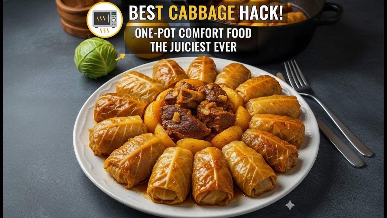 Stop Boiling Cabbage! ❌ This 30-Minute Microwave Hack is a Game Changer!