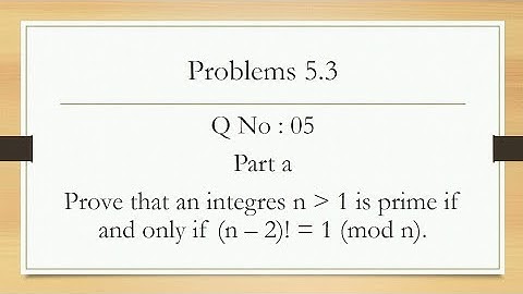 Exercise 5.3 | Q.No 5 | Part a | Wilson