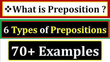 Prepositions in English Grammar | Types of Preposition and Examples | Vocabulary | Preposition words