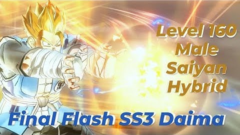 LvL 160 Male Saiyan + SS3 Daima Vegeta Skills! DLC 19 PvP Showcase #5 | Dragon Ball Xenoverse 2