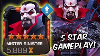 5 Star Mister Sinister Rank Up \& Gameplay - Marvel Contest of Champions