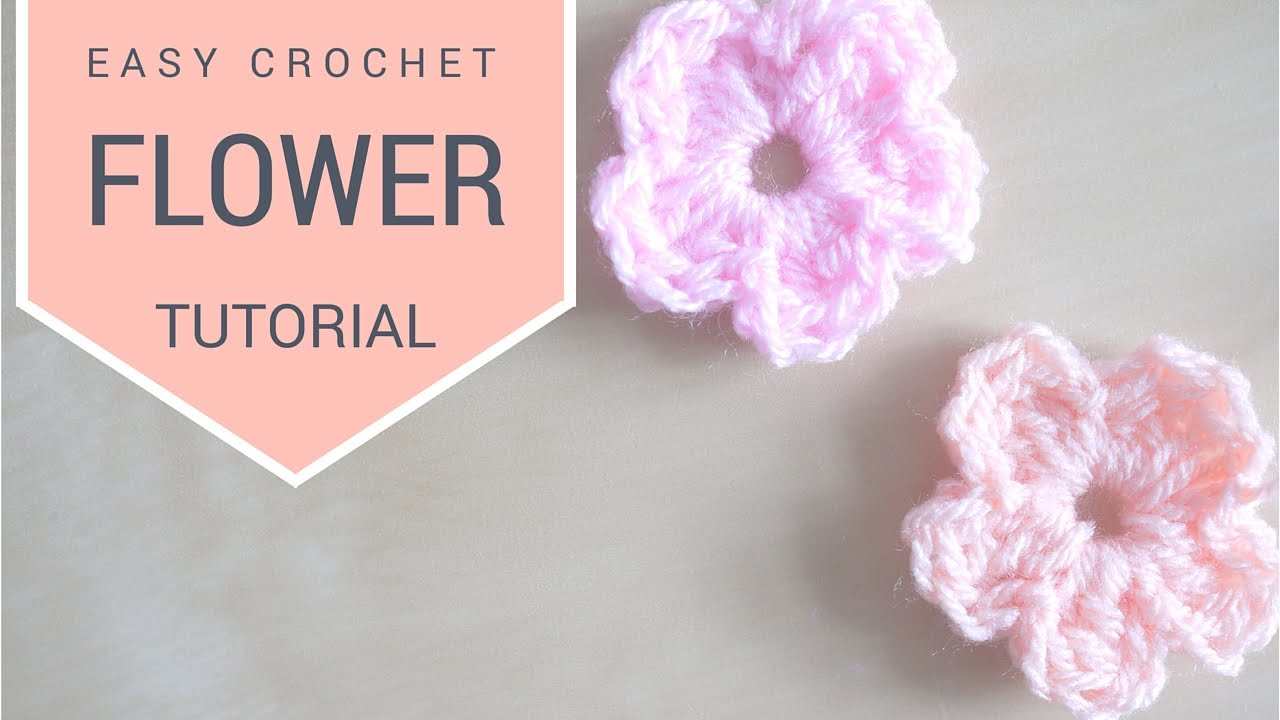 CROCHET Simple Flower tutorial  Bella Coco