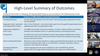 Advisory Council on Graduate Medical Education (GME) - January 29, 2026, Meeting