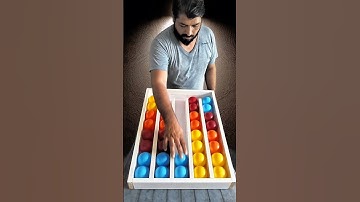 Fun & Chaos: Color Ball Sorting Challenge 🟢🔴🟡🔵 | Fun Games #game #colors #shorts #fyp #fun #asmr #fy