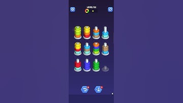 Nut Sort Gameplay - Level 132 Sorting Puzzle Challenge #androidgaming #gamingcommunity #nutsort