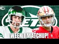 New york jets to play san francisco 49ers in week 1 on mnf