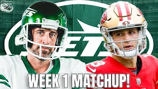 NEW YORK JETS TO PLAY SAN FRANCISCO 49ERS IN WEEK 1 ON MNF