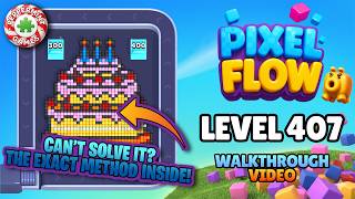 Pixel Flow - Level 407 Walkthrough