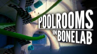 I Explored THE POOLROOMS In BONELAB!