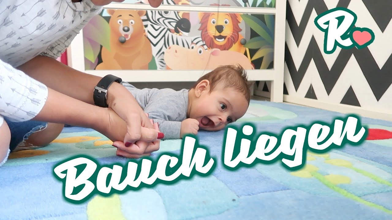 Auf Dem Bauch Liegen Baby 4 Monate Vlog 842 Rosislife Youtube