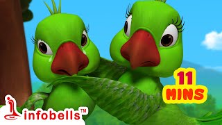 Chitti Chilakamma Amma Kottinda | Telugu Rhymes for kids | Baby Rhymes | Infobells #telugurhymes