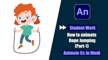 Fast Forward Tutorial Of Student Work | How to animate Rope Jumping in Animate Cc Hindi? | (Part-1)