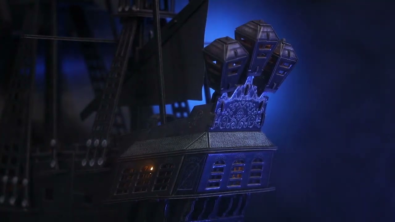 CubicFun - Queen Anne’s Revenge (with LED Light inside)