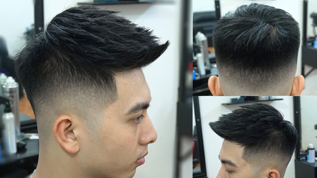 cắt tóc moi cho nam  Update New  Kiểu tóc Short Quiff  - Cắt tóc nam đẹp 2021 - Chính Barber