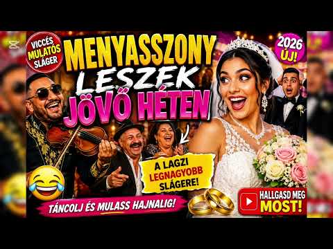 MENYASSZONY LESZEK JÖVŐ HÉTEN ???? | Vicces Magyar Cigány Mulatós 2026 | Lakodalmas Sláger