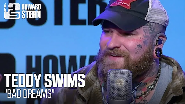 Teddy Swims “Bad Dreams” Live on the Stern Show