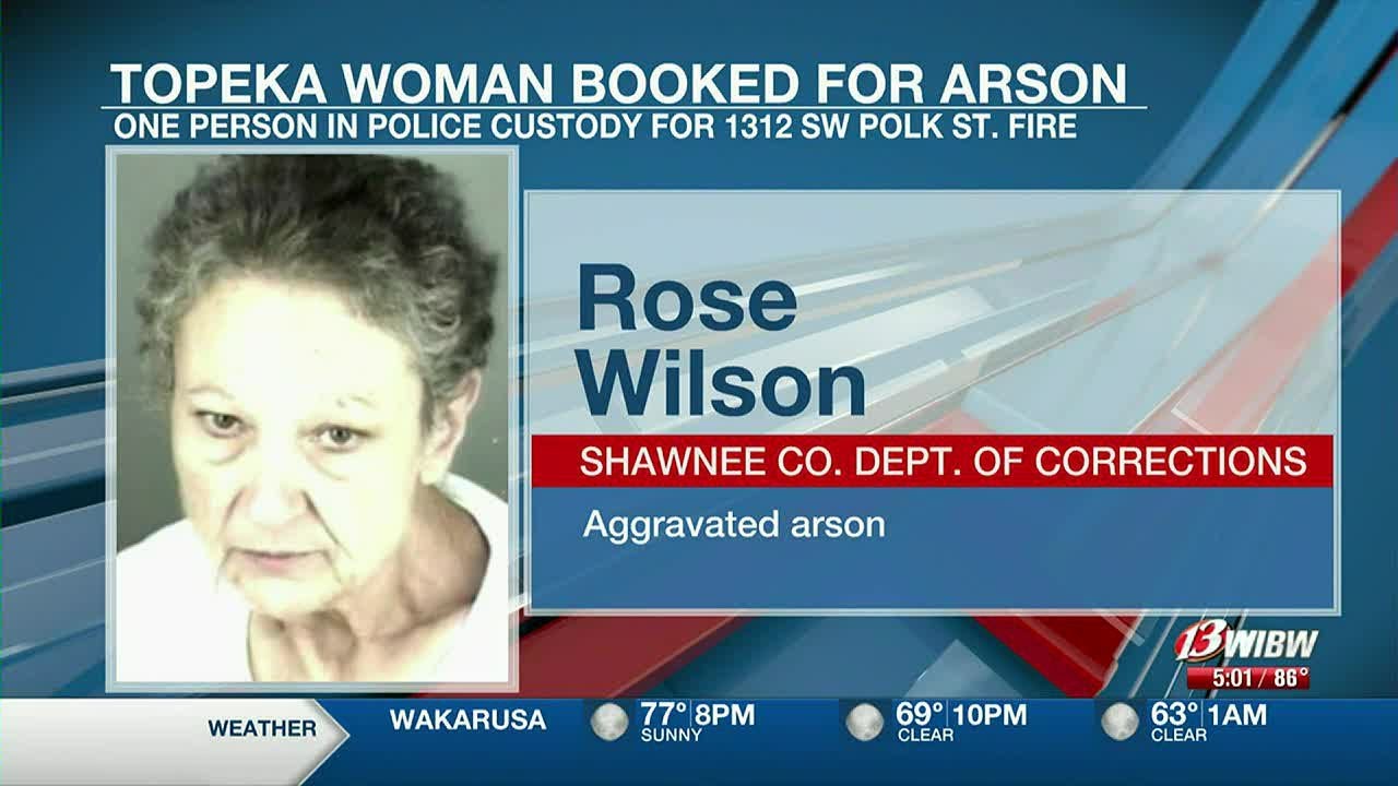 Woman arrested, accused of setting early-week apartment fire in Topeka ...