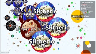 AGARIO SOLO DESTRUCTION 126,000+ HIGH SCORE AGAINST SLOW TEAMS (Agar.io Solo EXP)