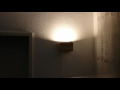Self designed and built full LED wall lamp with different light functions