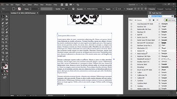 Live Font Preview in Illustrator CC 2017