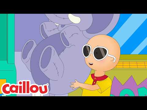 Caillou Wins Big at The Arcade | Caillou | Cartoons For Kids